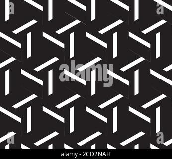 Seamless pattern with white segments Stock Vector