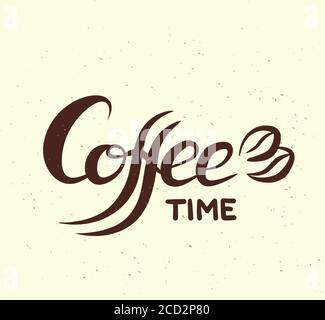 Coffee Lover Hand Drawn Lettering Inscription. Modern Typography Slogan  Stock Vector - Illustration of inscription, caffeine: 137884968