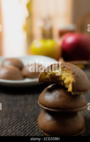 Honey bread cookie, typical Brazilian candy Stock Photo