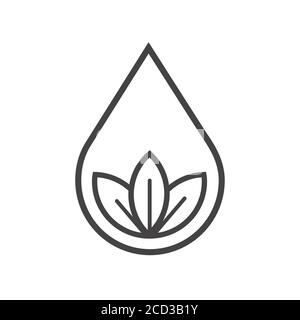 Drop Lotus Flower Creative Logo Design. Modern Idea logos designs ...