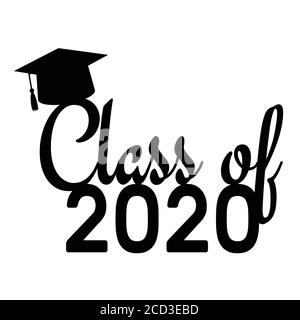 Graduate Cap, Congratulatory Illustration For Graduation From Educational Institutions Stock Vector