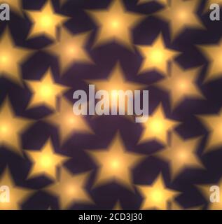 Seamless texture with blurred stars. Vector festive pattern for wrapping paper, wallpaper and your creativity Stock Vector
