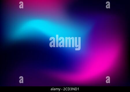 Abstract horizontal gradient background with trend blurred neon colors for deign concepts, wallpapers, web and prints. Vector illustration. Stock Vector