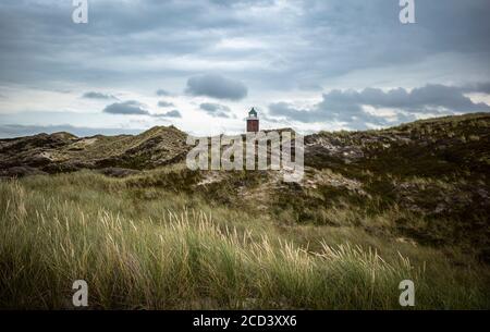 lighthouse on the coast, sylt island germany Stock Photo