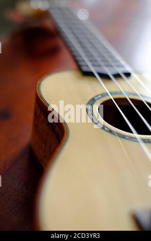 ukulele stringed musical instrument Stock Photo