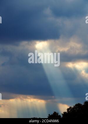 Magical Clouds and Sky Stock Photo