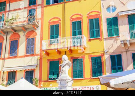 Historic district, Lerici, La Spezia district, Liguria, Italy Stock Photo