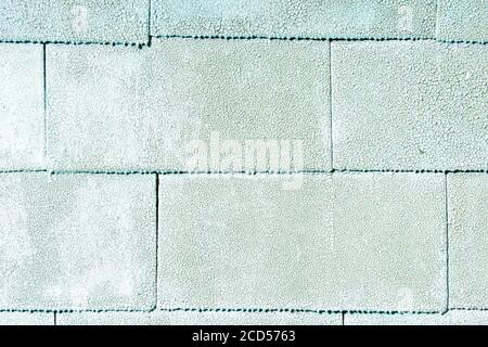 Backgrounds and textures concept. Abrasive texture roofing material close-up. Abstract green old cracked background Stock Photo