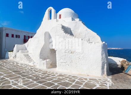 Panagia Paraportian chapel, Mykonos Town, Mykonos, Cyclades Islands, Greece Stock Photo