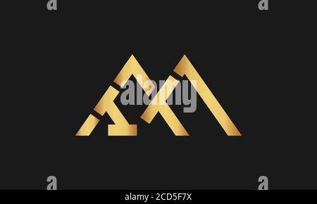 Ti, iT Letter Logo Design with Creative Modern Trendy Typography and triangle logo. Stock Vector