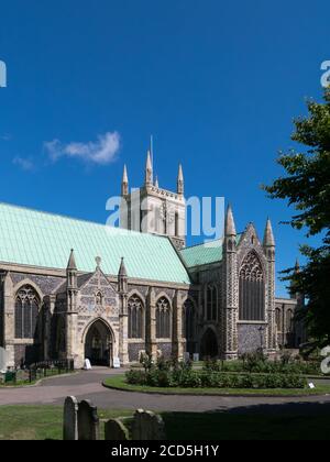 The Minster Church of St Nicholas, the parish church of Great Yarmouth, Norfolk, England, UK Stock Photo