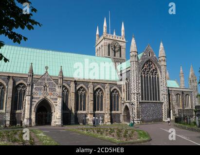 The Minster Church of St Nicholas, the parish church of Great Yarmouth, Norfolk, England, UK Stock Photo