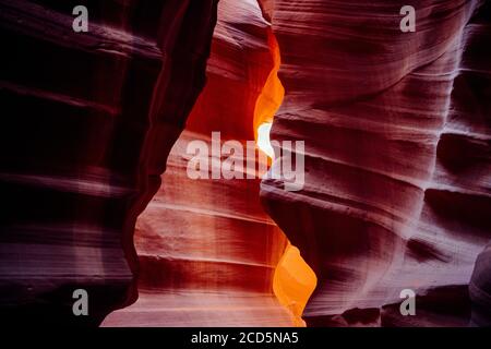 Antelope Canyon, Navaho Nation, Page, Arizona, USA Stock Photo