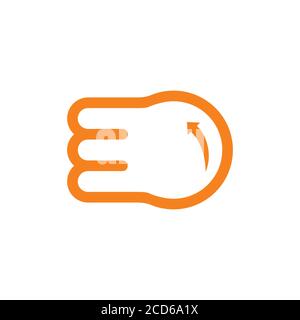 meteor cute movement logo vector Stock Vector