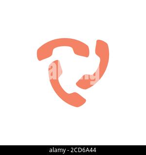 circle old phone retro vintage decor vector Stock Vector
