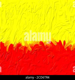 Karnataka state flag yellow, red colors Stock Photo