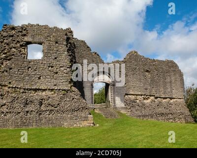 Newcastle Castle, Bridgend South Wales UK Stock Photo