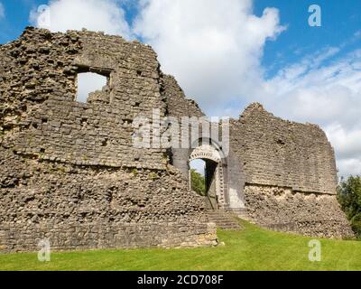 Newcastle Castle, Bridgend South Wales UK Stock Photo