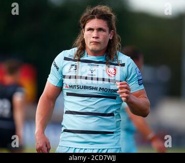 HENDON, United Kingdom, AUGUST 26:during Gallagher Premiership Rugby between Saracens and Gloucester at Allianz Park stadium, Hendon on 26th August, 2 Stock Photo