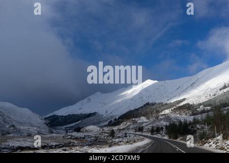 Mountains in Sunshine, Scotland Stock Photo