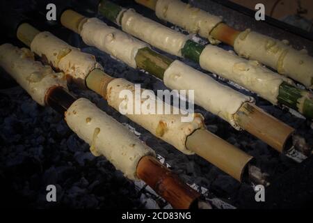 Vertical shot of traditional South American food Stock Photo