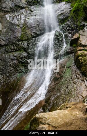 Makhuntseti waterfall near Batumi in Adjara region, Georgia Stock Photo