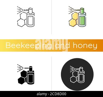 Propolis mouth spray icon Stock Vector