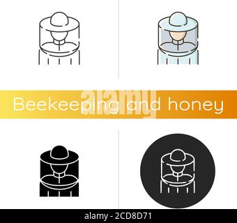 Beekeeper suit icon Stock Vector
