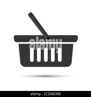 Shopping basket icon - vector illustration Stock Vector Image & Art - Alamy