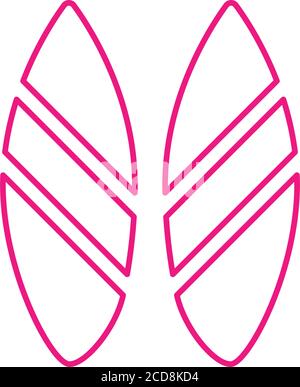 Surfing, Surfboard Icon is use in designing and developing websites, commercial, print media, web or any type of design project. Stock Vector