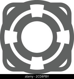 Lifesaver, buoy icon - Well organized and editable Vector design using in commercial purposes, print media, web or any type of design projects. Stock Vector