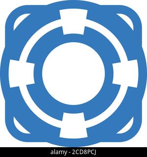 Lifesaver, buoy icon - Well organized and editable Vector design using in commercial purposes, print media, web or any type of design projects. Stock Vector