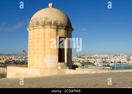 Valletta surroundings seen from city walls, Malta Stock Photo