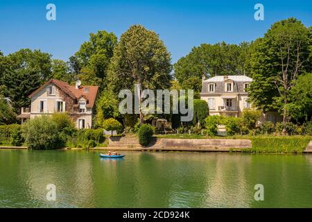 France, Val de Marne, Joinville le Pont, the edges of Marne Stock Photo