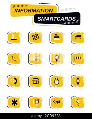 Drug store icons set Stock Vector