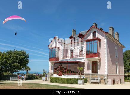 France, Manche, Cotentin Peninsula, Granville, Christian Dior Museum, garden and villa Les Rhumbs Stock Photo