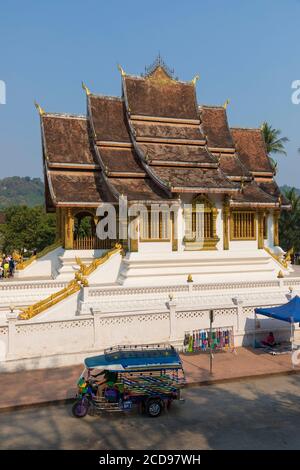 Laos, Luang Prabang province, Luang Prabang, Haw Pha Bang inside the Royal Palace Stock Photo