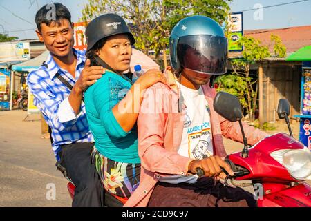 Myanmar (Burma), Yangon, the village of Dalah Stock Photo