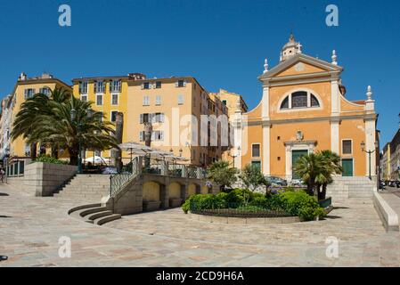 France, Corse du Sud, Ajaccio, the Cathedral Notre Dame de l'Assomption Stock Photo