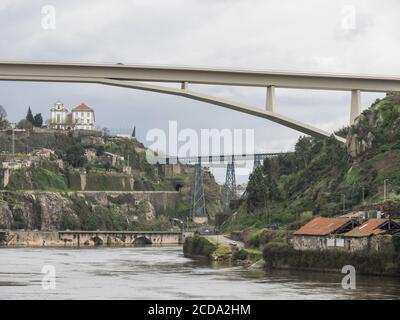 porto at the river duorp Stock Photo