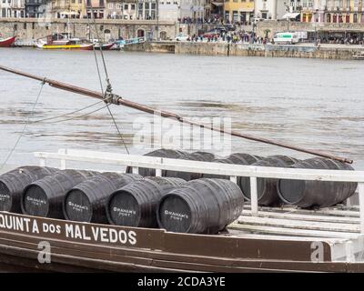 porto at the river duorp Stock Photo