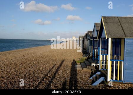 hampton-on-sea at south-east coast of kent uk august 2020 Stock Photo