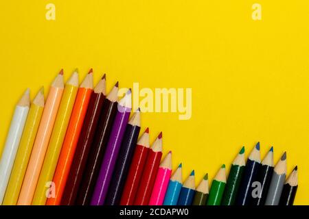 Two Skin Colored Pencils Isolated on a White Background Stock Photo - Image  of crayon, pencil: 713160