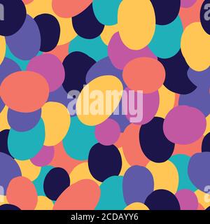 Original seamless pattern with abstract painting motif Stock Vector