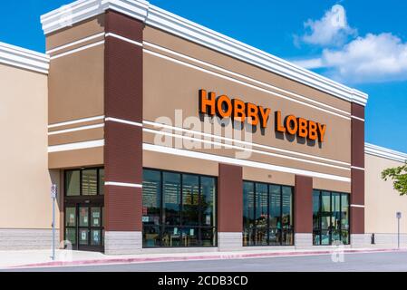 Hobby Lobby craft store in Loganville, Georgia. (USA) Stock Photo