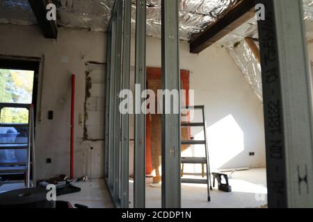 Dry construction, drywall construction Stock Photo
