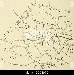 . Sketches of Pitt County, a brief history of the county, 1704-1910; illustrations and maps . d its punishment is from an honored citizen, who waswell versed in the history of his section. tAt the close of the Revolution the Colonial Government was badly in debt, andStates ceded their public lands to the National Government to assist in paying thosedebts. Among them was North Carolina, which, by an act of the Assembly at Hillsboro,April, 1784, ceded all its lands now comprising the State of Tennessee. The NationalGovernment did not accept this cession at once, and the Assembly of October, 1784 Stock Photo