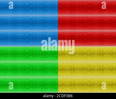 The set of seamless backgrounds with a sound scale. Stock Vector