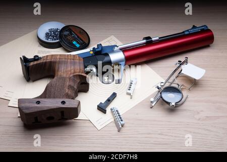 Feinwerkbau P58 air pistol Stock Photo