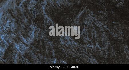 Dark marble texture. Blue patterns. Background surface Stock Photo